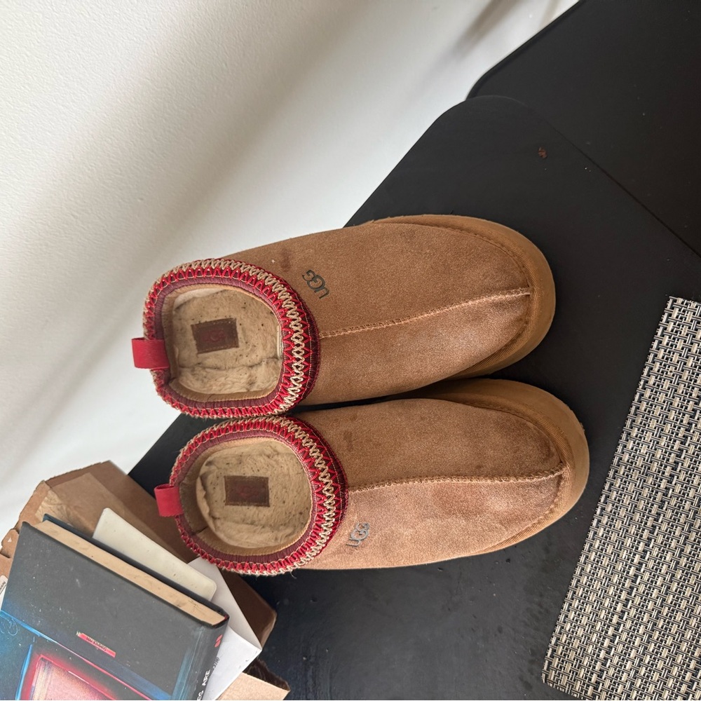 UGG Brown Cozy Slippers with Plush Lining